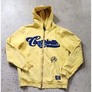 Dababy x BoohooMAN Full Zip Hoodie Jacket Distressed Charlotte Small Spellout